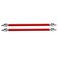 Front Splitter Support Rods,1 Pair 20cm Car Front Bumper Support Bar Strut Car Modification Support Rod(Red)
