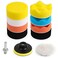 Kshineni 3 Inch Drill Buffing Pad, 11 Pcs Car Foam Polishing Pads Kit, Drill Buffer Polisher Attachment Buffing Kit for Car Polishing, Waxing, Sealing Glaze