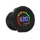 Qiilu LED Digital Voltmeter, 2V DC Digital Voltmeter Volt Gauge Tester Meter for Car Motorcycle Truck Boat Marine Black