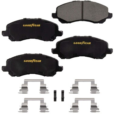 Goodyear Brakes GYD866   Ceramic Front Brake Pads fit BAIC BJ20 20-18, X65 20-18; Chrysler 200 14-11, Sebring 10-01; Dodge Avenger 14-08, Caliber 12-07, Stratus 05-01 &amp; More - See Applications Below