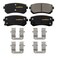 Goodyear Brakes GYD1157   Ceramic Rear Brake Pads fit Dodge Attitude 11-06; Hyundai Accent 11-06, Elantra 12-09, ix35 2015, Sonata 16-15, Tucson 15-10 &amp; More - See Applications Below