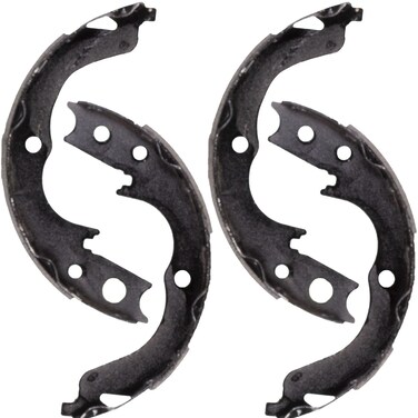 Goodyear Anti-Rust Coating Rear Parking Brake Shoe with Pins &amp; Levers For Mitsubishi &amp; More GYS887