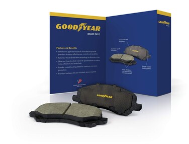 Goodyear Brakes GYD1172   Premium Ceramic Rear Brake Pads fits Buick Lucerne 11-06; Cadillac DTS 11-06