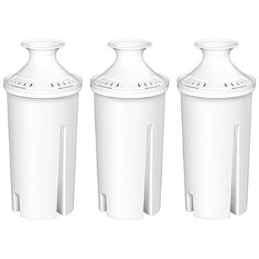 3-Pack Water Filter Replacements for Brita Water Pitchers and Dispensers, NSF 53&amp;42 Certified to Reduce Cadmium, Mercury, Copper, Zinc, BPA free, Lasts 2 Months or 40 Gallons