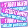 Sukh 3 Pcs Student Driver Car Magnet - New Driver Magnet for Car Funny Cute Reflective Magnetic Bumper Stickers Car Sign for Teen Driving
