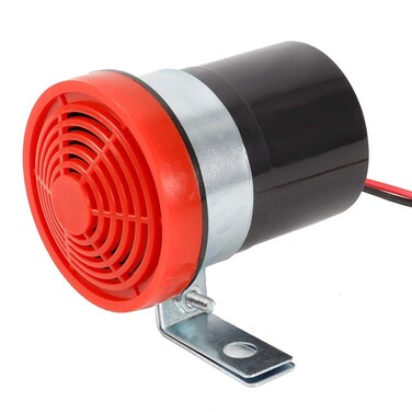Qiilu Backup Alarm for Cars, 12V 105DB Universal Car Reversing Alarm Back Up Horn Reverse Beeper Buzzer for SUV Commercial Vehicle Truck