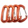 L-Rover Carabiner,12KN Lightweight Heavy Duty Carabiner Clips,Aluminium Wiregate Caribeaners for Hammocks,Camping, Key Chains, Outdoor and Gym etc,Hiking &amp; Utility