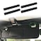 Sun Visor Repair Kit for Jeep Wrangler JK JKU 2007-2017 Repair Tubes for Left &amp; Right Side Sunvisor,4Pcs(Black)