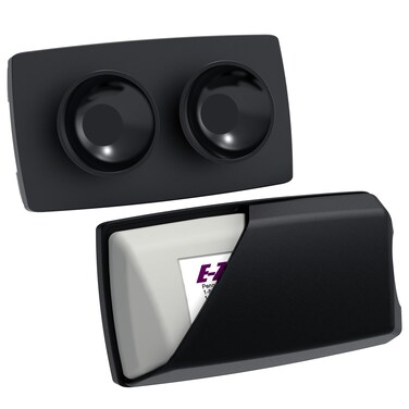 Zeyitian EZ Pass Holder with Super Strong Suction Cups for Windshield. Ezpass Holder Toll Pass Transponder iPass Holder (Black, 1pack)