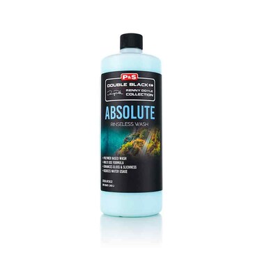 P &amp; S PROFESSIONAL DETAIL PRODUCTS - Absolute Rinseless Wash - Premium Soap Alternative; Emulsify Dirt; Softens Water; Safe on Paint, Coatings, Wraps, PPF (1 Quart)