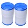 PWW35L Hot Tub Filter Cartridge Filter Compatible with Unicel 4CH-935 Waterway 817-4035 Teleweir 35 SF, Pool &amp; Spa Filter, 2 Pack