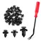 GOOACC 100PCS 7mm 8mm 10mm Compatible with Subaru Push Type Retainer Fasteners Rivets Clips OEM Upgrade for 90914-0007, 90913-0067 &amp; 90914-0051 + Bonus Fastener Remover
