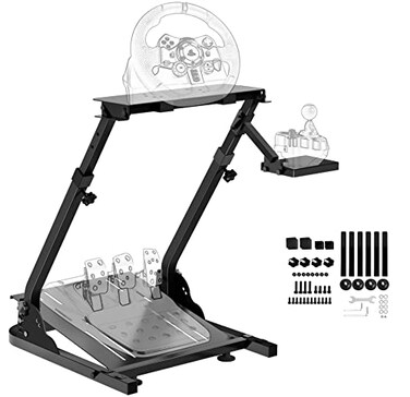 Slendor Racing Steering Wheel Stand for Logitech G920, G25, G27, G29 Wheel, Sim Racing Stand Driving Simulator Cockpit Pedal and Shifters Not Included.