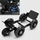 WANLIAN Flat Tire Boosters,Motorcycle/Ebike/Tricycle Flat Tire Wheel Puller Booster 5 Wheels Trailer Electric Emergency Help Self-Rescue Traile(Wheels Color Random)