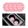 Sylvil 4 PCS Bling Car Cup Coaster, 2.75 Inch Anti-Slip Cup Holder Insert Coasters, Universal Crystal Rhinestone Auto Drink Car Cup Mat, Interior Car Accessories for Women Girls (Pink)