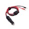 YCIND Heavy Duty 12AWG Male to Male Cigarette Plug Cigarette Lighter Adapter Charger Cord With LED Lights 3ft (3FT)