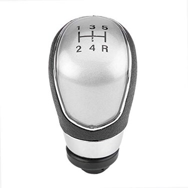5 Gear Knob for Focus, Car 5 Speed Gear Shift Lever Knob Head for Focus Fiesta mk7 2008-2013