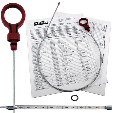 Transmission Fluid Dipstick - Tool -   Compatible with Chrysler Jeep Dodge VW Vehicles.   W/Instructions + Cap O-Ring   Automatic Trans: 8863B, 9336,42RLE, NAG1, 62TE 2.7 3.5 3.6 3.7 5.7 6.1 6.4