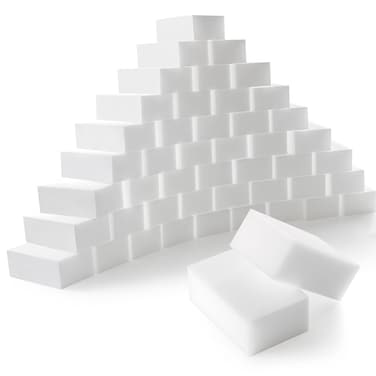 50-Pack 8x5x3cm Cleaning Sponge Melamine Multi-Functional Sponges for Kitchen, Bathroom, Toilet