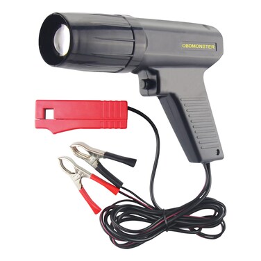 Automotive Timing Light 12V, Inductive Ignition Timing Light Gun for 2&amp;4 Stroke Petrol Engine for Old Classical Car Motorcycle