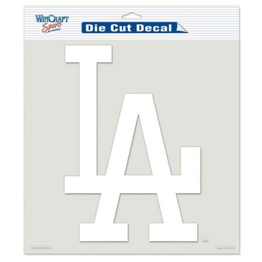 Los Angeles Dodgers Die Cut Car Window Sticker Decal (8x8 Inches) by WinCraft