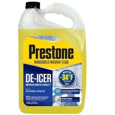 Prestone AS250 De-Icer Windshield Washer Fluid - 1 Gallon