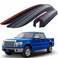 Goodyear Shatterproof Window Deflectors for Trucks Ford F150 2009-2014 SuperCrew, Tape-on Rain Guards, Window Visors, Vent Deflector, Vent Visor, Truck Accessories, 4 pcs- GY003110