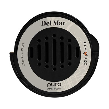 Pura &amp; GUY FOX Car Scent Refill - Fragrance for Pura Car Diffuser - Clean &amp; Safe Luxury Diffuser Scent - Long-Lasting Fragrance for 30 Days of Aroma - Must-Have for Car - Del Mar