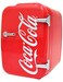 Cooluli Retro Coca-Cola Mini Fridge for Bedroom - Car, Office Desk &amp; College Dorm Room - 4L/6 Can 12V Portable Cooler &amp; Warmer for Food, Drinks &amp; Skincare - AC/DC and Exclusive USB Option (Coke, Red)