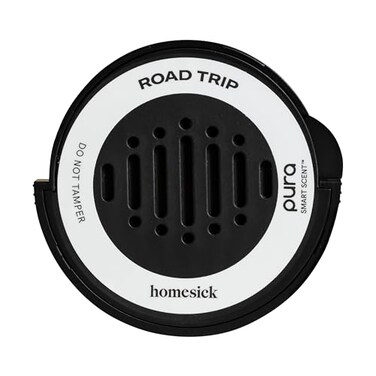 Pura and Homesick - Car Scent Refill for Pura Car Diffusers - Premium Fragrance for Smart Diffuser - Long Lasting, up to 30 Days of Scent - Road Trip