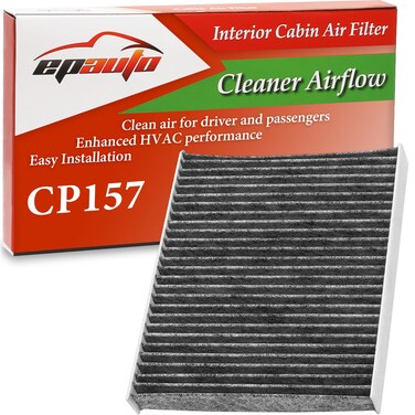 EPAuto CP157 (CF12157) Replacement Made for Toyota/Mazda/Subaru Cabin Air Filter includes Activated Carbon
