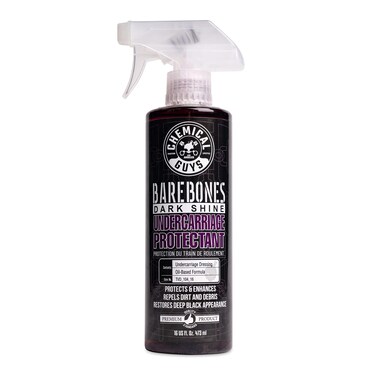 Chemical Guys TVD_104_16 Bare Bones Premium Dark Shine Spray for Undercarriage, Tires and Trim, Safe for Cars, Trucks, Motorcycles, RVs &amp; More, 16 fl oz