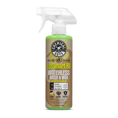 Chemical Guys WAC_707RU_16 EcoSmart Waterless Car Wash &amp; Wax Ready To Use, Safe for Cars, Trucks, SUVs, Motorcycles, RVs &amp; More, 16 fl oz