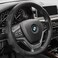 FH Group Universal Fit Genuine Leather Sport Steering Wheel Cover Fits Most Cars, SUVs Black