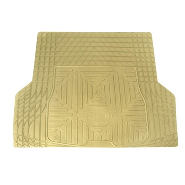 FH Group Car Cargo Mats - Large Heavy-Duty Tan Rubber Cargo Mat for Cars, Universal Fit Full Set, Trimmable Automotive Floor Mats, ClimaProof Floor Mats For Most Sedan, SUV, Truck Floor Mats