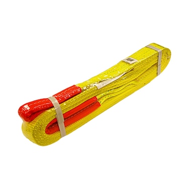 Everest C1132-2" x 6' Yellow Flat Sling Eye to Eye, Lifting Sling 2PLY, 1 Pack
