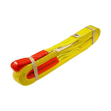 Everest C1135-2" x 12' Yellow Flat Sling Eye to Eye/Lifting Sling Strap Heavy Duty 2PLY 1-Pack