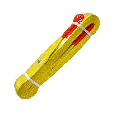 Everest C1143-3" x 20' Yellow Flat Sling Eye to Eye/Lifting Sling Strap Heavy Duty 2PLY 1-Pack