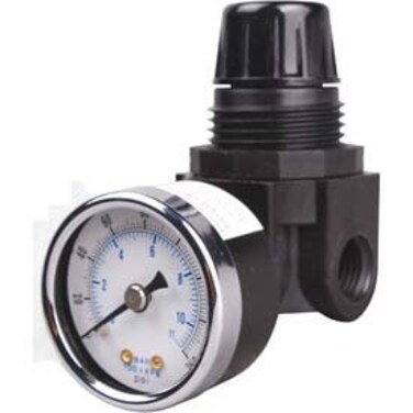 Arrow Pneumatics R162G Miniature Air Regulator 1/4" NPT, 25 SCFM, Gauge