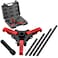 ARES 71002 - Harmonic Balancer Puller Kit - Adjustable 3-Jaw Puller Fits Most Late Model Automobiles &amp; Trucks - Remove Damper Pulleys in Tight Engine Compartments Without Removing The Radiator