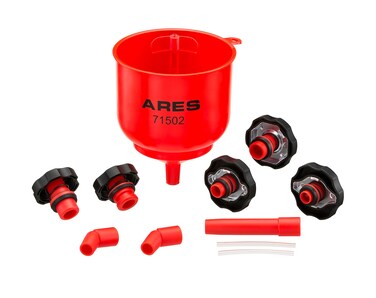 ARES 71502 - Spill Proof Coolant Filling Kit - Eliminates Trapped Air Pockets and Squeaky Belts Due to Overflow