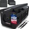FORTEM SUV Trunk Organizer, Car Organizer, Collapsible Multi-Compartment Storage Bag for Car Accessories for Women Men, 1680D Oxford, Non Slip Bottom, Adjustable Straps, Soft Cover (90L)
