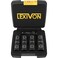 LEXIVON Lug Nut Impact Socket Set, 1/2-Inch Drive   Innovative 8-IN-4 Flip Socket Design, Covers Most Commonly Used Inch &amp; Metric Wheel Nuts   Cr-Mo Steel = Full Impact Grade (LX-110)