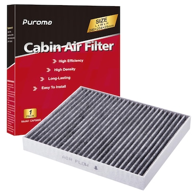 Puroma Cabin Air Filter with Activated Carbon, Replacement for 6091C, CP966, CF11966, Buick Enclave, LaCrosse, Cadillac ATS, CTS, Chevrolet Camaro, Cruze, Impala, Malibu, Silverado, GMC Sierra, Yukon