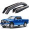 Goodyear Shatterproof in-Channel Window Deflectors for Trucks Dodge RAM 1500 2009-2018 Quad Cab, Rain Guards, Window Visors for Cars, Vent Deflector, Truck Accessories, 4 pcs- GY003421LPf