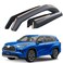 Goodyear Shatterproof in-Channel Window Deflectors for Toyota Highlander 2020-2025, Rain Guards, Window Visors for Cars, Vent Deflector, Car Accessories, 4 pcs - GY003460LP
