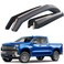 Goodyear Shatterproof in-Channel Window Deflectors for Trucks Chevrolet (Chevy) Silverado/GMC Sierra 2019-2025 Double Cab, Rain Guards,Window Visors,Vent Deflector Truck Accessories,4pcs-GY003416LPf