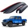 Goodyear Shatterproof Window Deflectors for Jeep Gladiator 2020-2025, Tape-on Rain Guards, Window Visors, Vent Deflector Visor, Car Accessories, 4 pcs. - GY008524