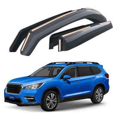 Goodyear Shatterproof in-Channel Window Deflectors for Subaru Ascent 2019-2024, Rain Guards, Window Visors for Cars, Vent Deflector, Car Accessories, 4 pcs - GY007940