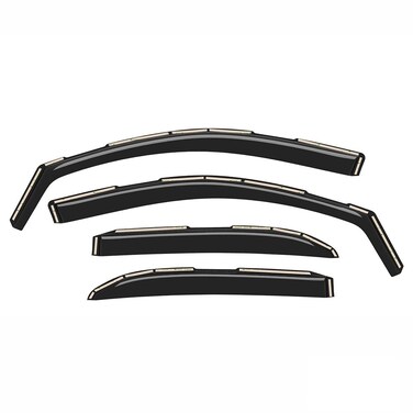 Goodyear Shatterproof in-Channel Window Deflectors for Chrysler Town and Country 2008-2016, Rain Guards, Window Visors for Cars, Vent Deflector, Car Accessories, 4 pcs - GY008005